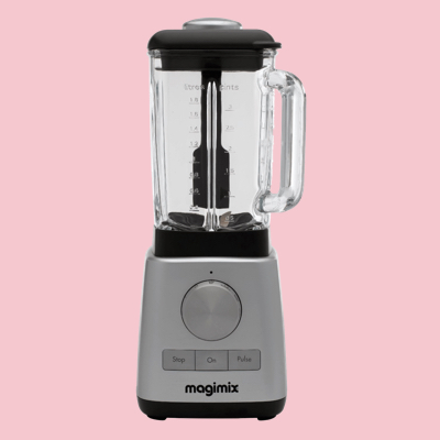 A stainless steel magimix blender